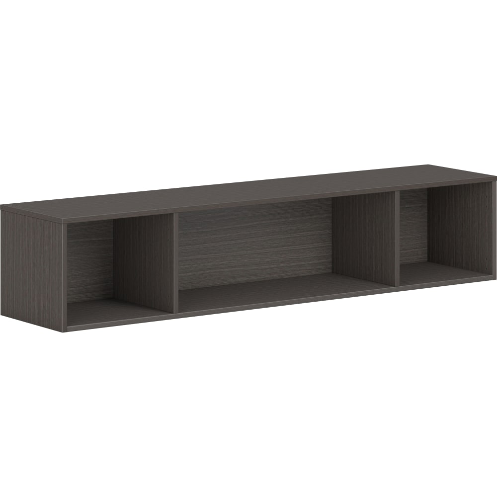 HON Mod Wall Mounted Storage /// Open /// 66inW /// Slate Teak Finish - 66in x 14in x 39.8in - Finish: Slate Teak MPN:HONPLWMH66LS1