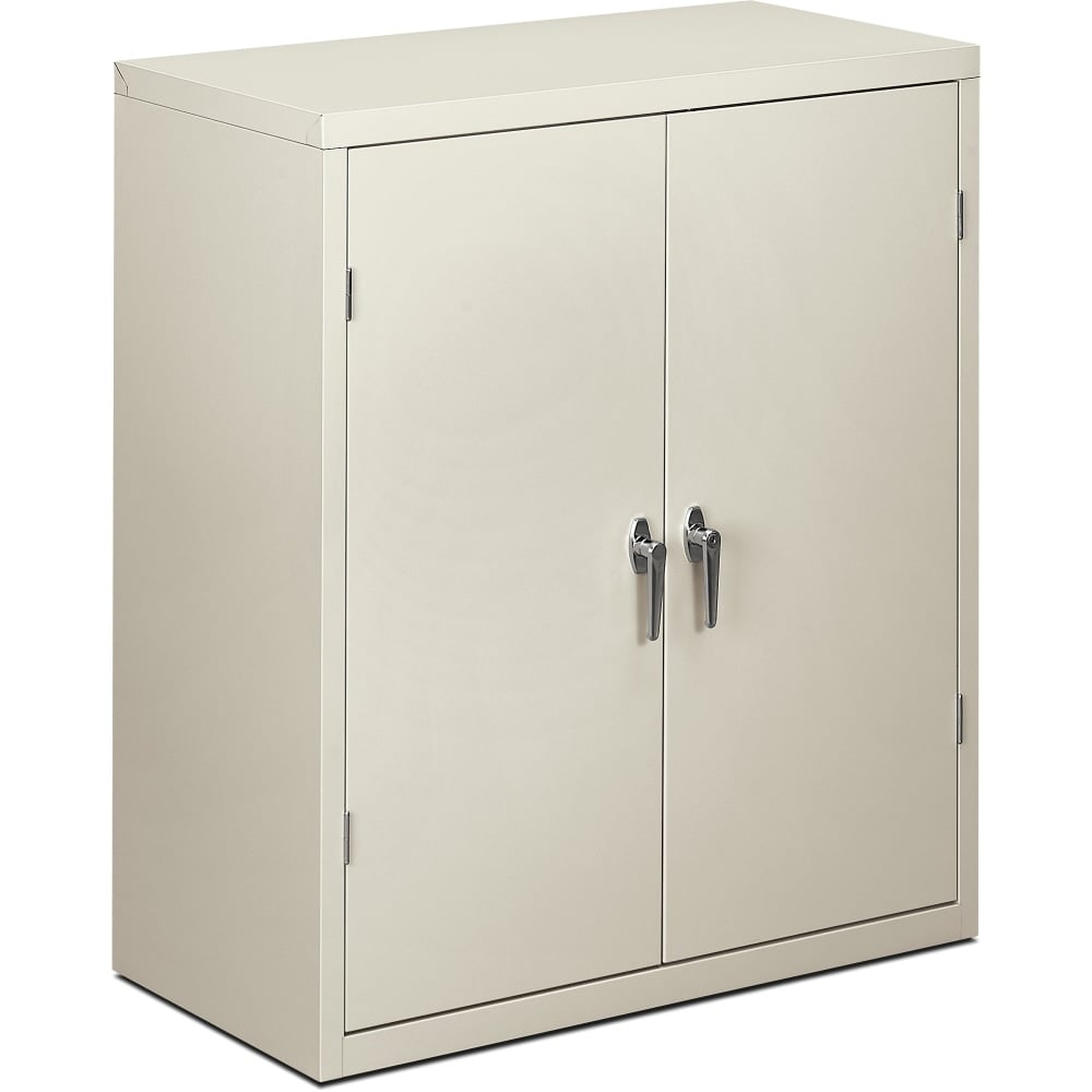 HON Brigade Storage Cabinet, 2 Adjustable Shelves, 41 3/4inH x 36inW x 18 1/4inD, Light Gray MPN:SC1842-Q