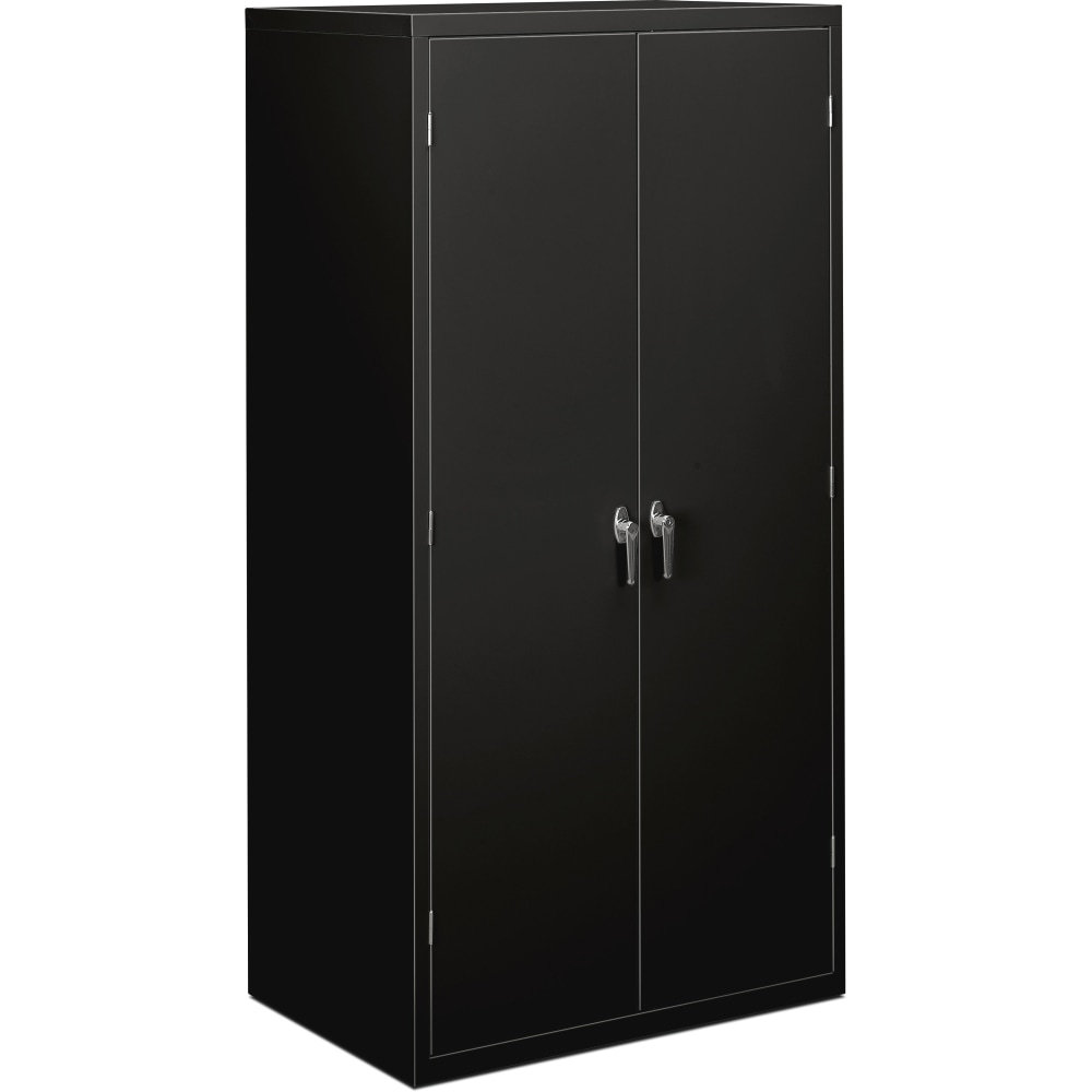 HON Brigade Storage Cabinet, Fully Assembled, 72in H x 36in W x 18 1/4inD, Black MPN:SC1872P