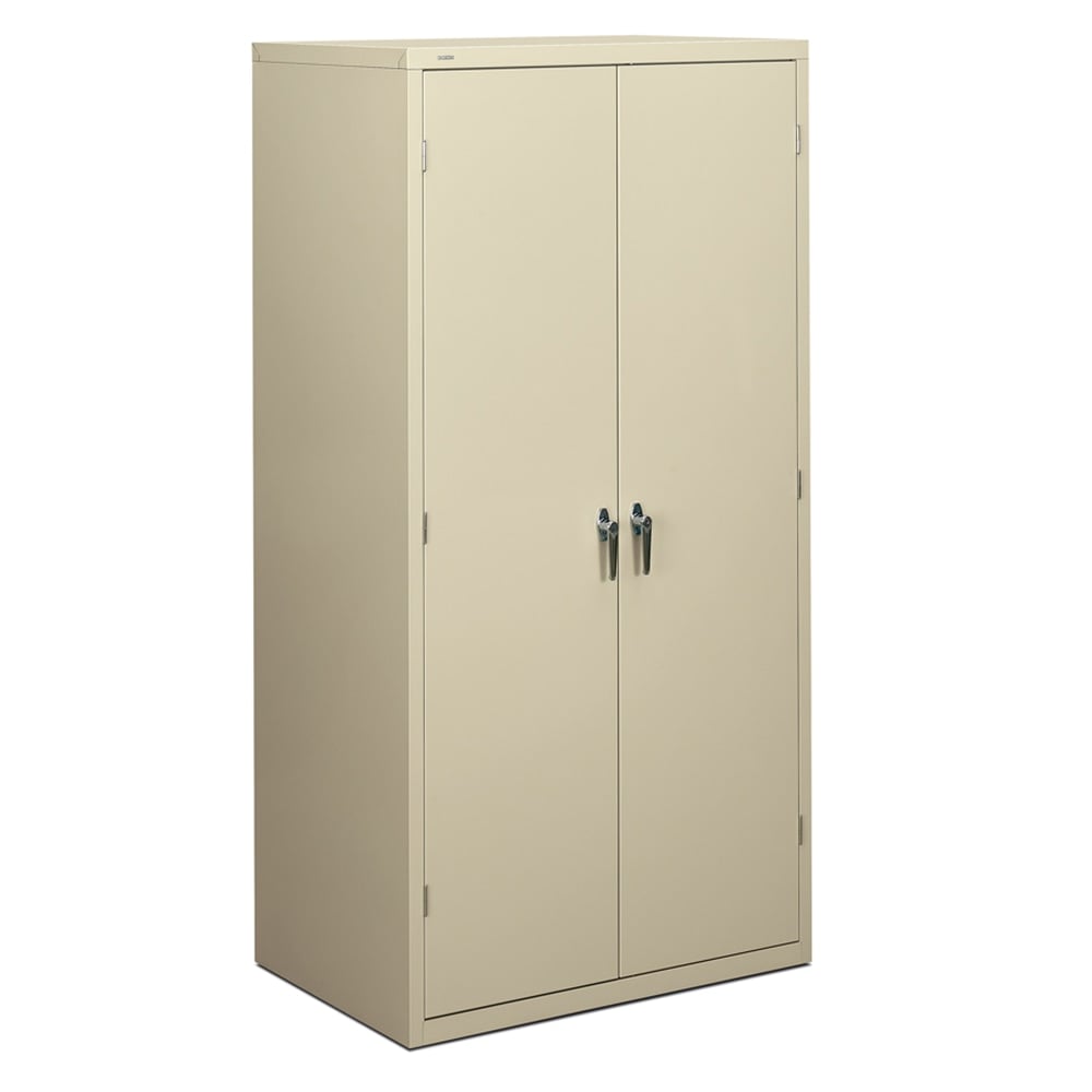 HON Brigade Storage Cabinet, 5 Adjustable Shelves, 72inH x 36inW x 24 1/4inD, Putty MPN:SC2472-L