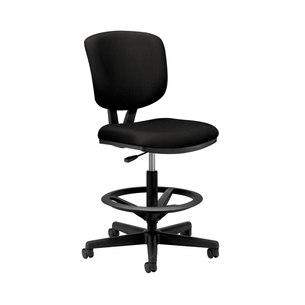 HON Volt 5705 Fabric Mid-Back Stool, Black MPN:5705GA10T