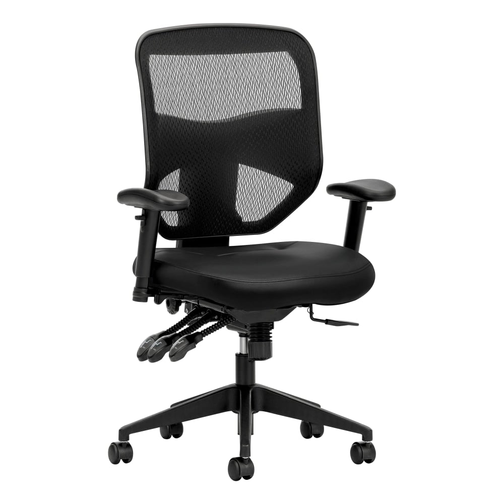 HON Prominent Bonded Leather High-Back Executive Chair, Black MPN:BSXVL532SB11