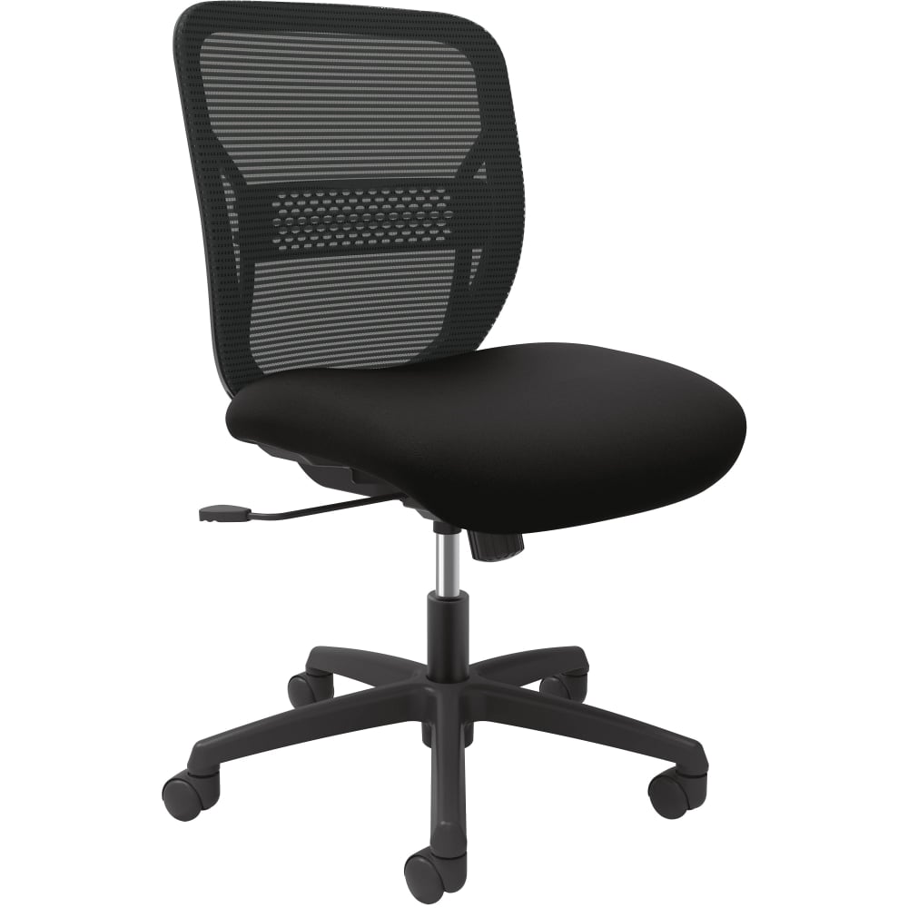 HON Gateway Armless Mesh/Fabric Mid-back Task Chair, Black MPN:HONGVNMZ1ACCF10