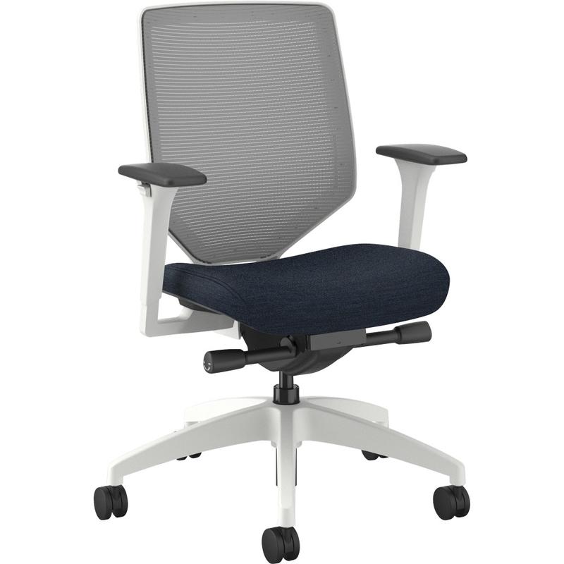 Hon Solve Mid-Back Task Chair, Fog Mesh/Midnight, 1 Each MPN:HONSVTM2FCP90DW