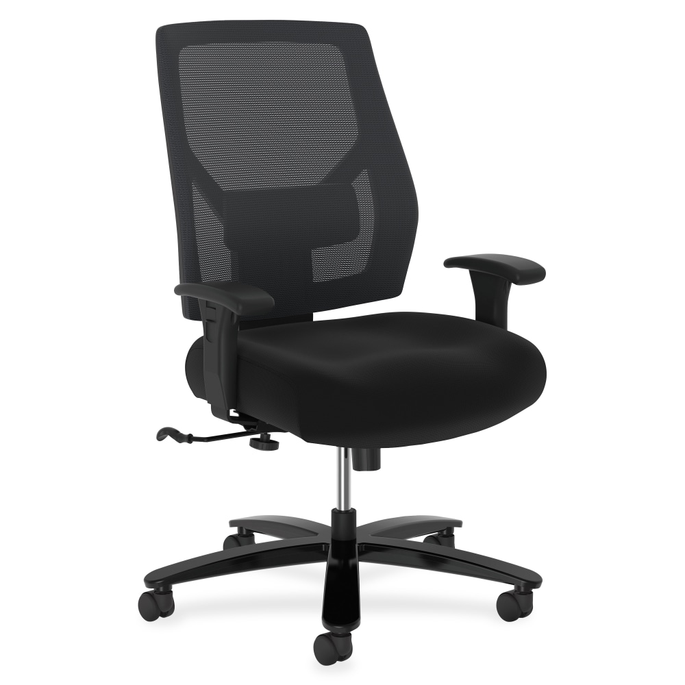 HON Basyx Big & Tall Mid Back Task Chair, Black MPN:VL585ES10T