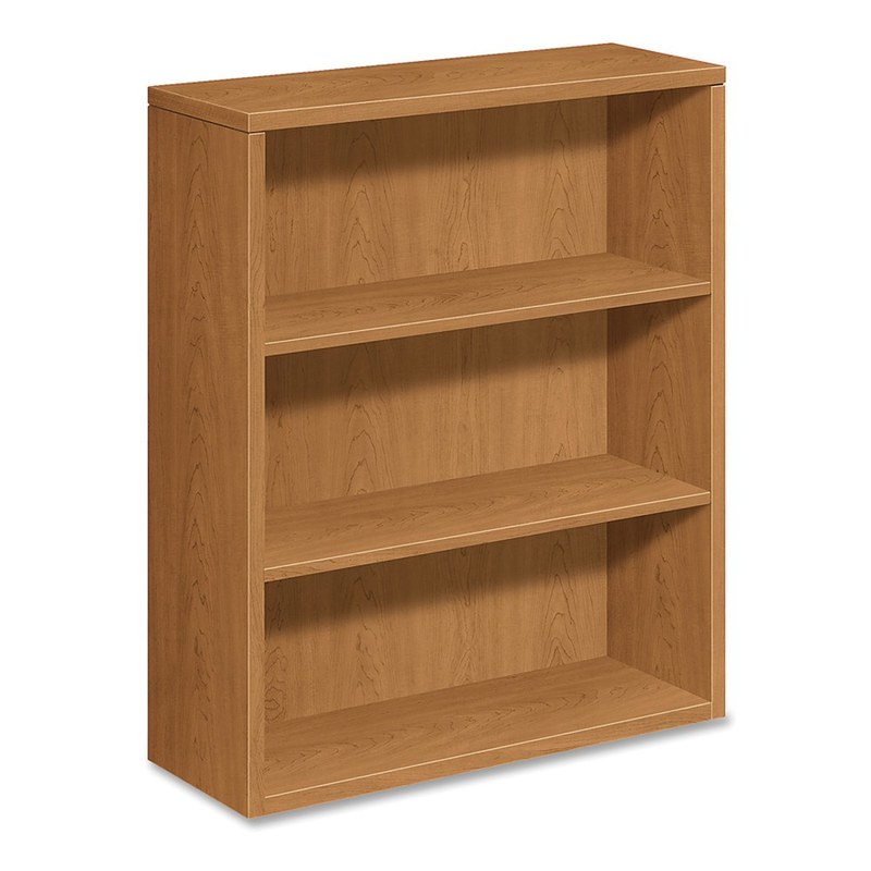 HON 10500 43inH 3-Shelf Bookcase With Fixed Shelves, Harvest Cherry MPN:105533CC