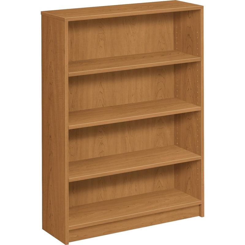 HON 1870 49inH 4-Shelf (3 Adjustable) Bookcase, Harvest MPN:1874C