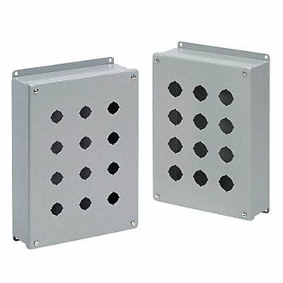 Pushbutton Enclosure 3.25 in W Steel MPN:E1PB