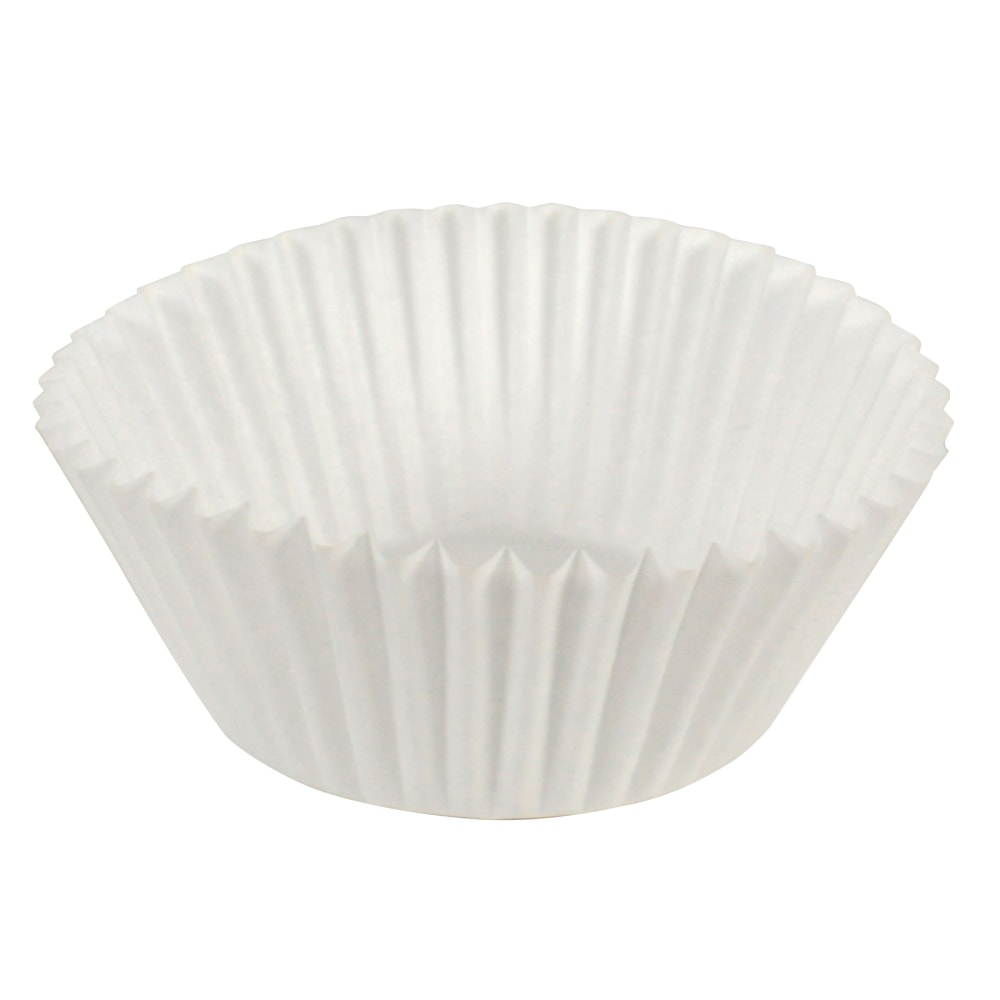 Hoffmaster Fluted Baking Cups, 4-1/2in x 2in, White, Case Of 10,000 Cups (Min Order Qty 2) MPN:610032