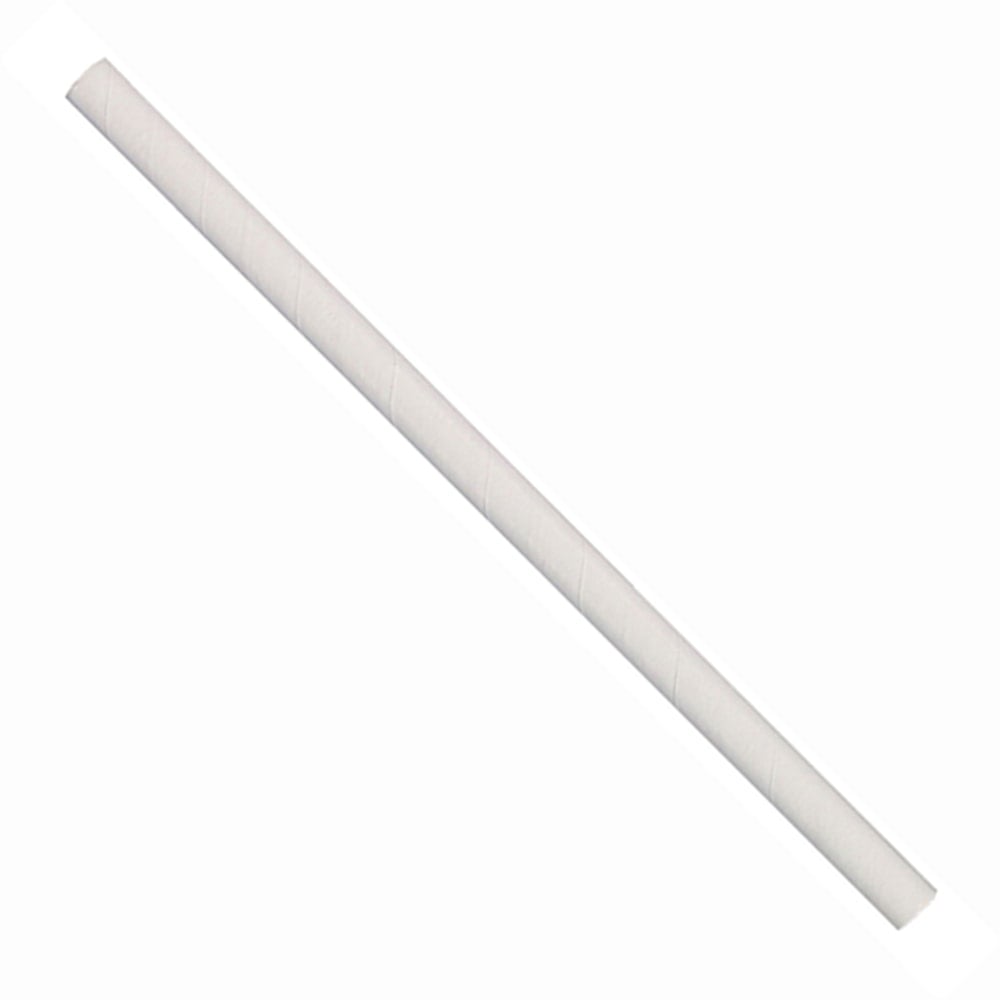 Hoffmaster Paper Straws, Giant, 8-1/2in, White, Pack Of 1,500 Straws MPN:600252