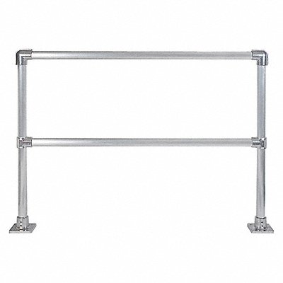 Handrail Section 6 Ft Aluminum Mil MPN:50230