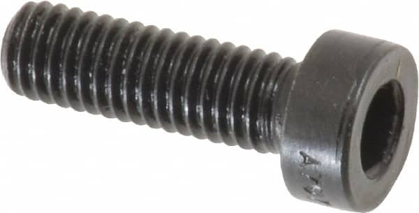 Low Head Socket Cap Screw: M5 x 0.8, 16 mm Length Under Head, Low Socket Cap Head, Hex Socket Drive, Alloy Steel, Black Oxide Finish MPN:69370