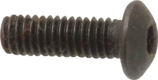 M4x0.70 12mm Length Under Head Hex Socket Drive Button Socket Cap Screw MPN:86011