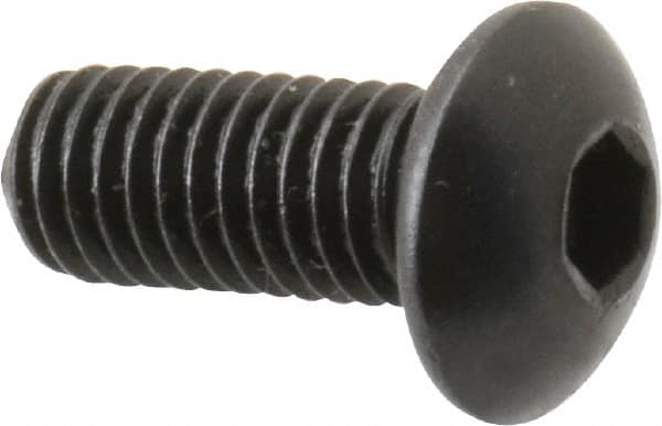 M5x0.80 12mm Length Under Head Hex Socket Drive Button Socket Cap Screw MPN:86017