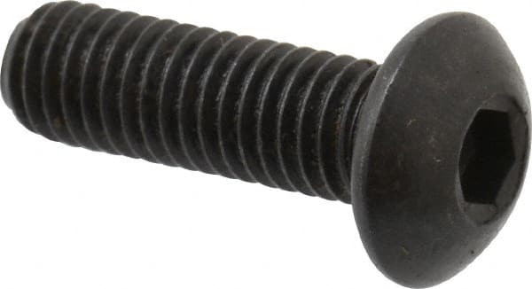 M5x0.80 16mm Length Under Head Hex Socket Drive Button Socket Cap Screw MPN:86019