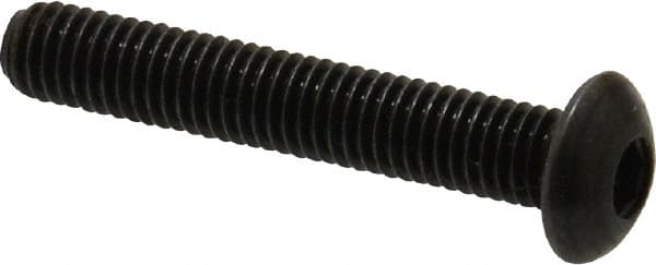 M5x0.80 30mm Length Under Head Hex Socket Drive Button Socket Cap Screw MPN:86025