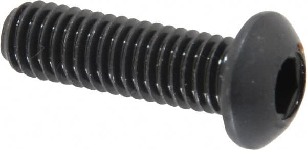 M6x1.00 20mm Length Under Head Hex Socket Drive Button Socket Cap Screw MPN:86033