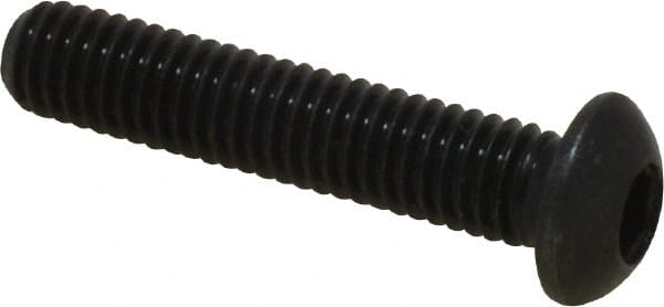 M6x1.00 30mm Length Under Head Hex Socket Drive Button Socket Cap Screw MPN:86037