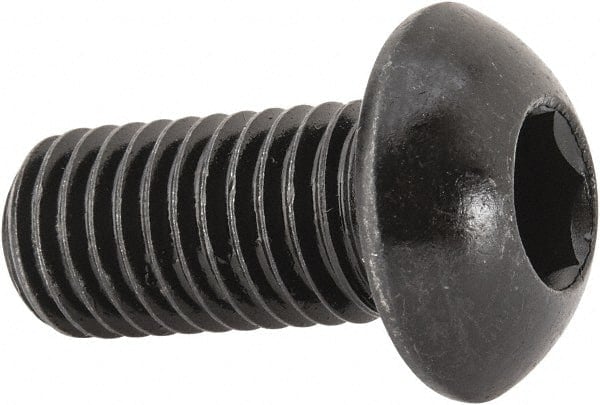 M12x1.75 25mm Length Under Head Hex Socket Drive Button Socket Cap Screw MPN:86065