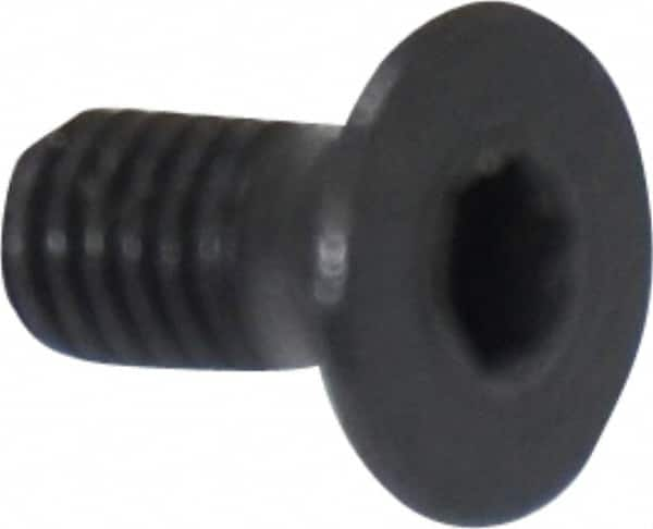 Flat Socket Cap Screw: Grade 12.9 Alloy Steel, Black Oxide Finish MPN:87003