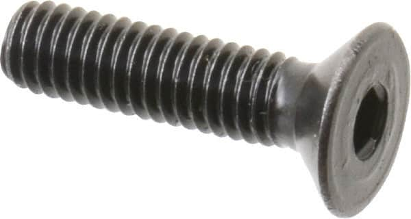 Flat Socket Cap Screw: Grade 12.9 Alloy Steel, Black Oxide Finish MPN:87036