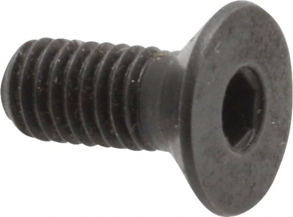 Flat Socket Cap Screw: Grade 12.9 Alloy Steel, Black Oxide Finish MPN:87060