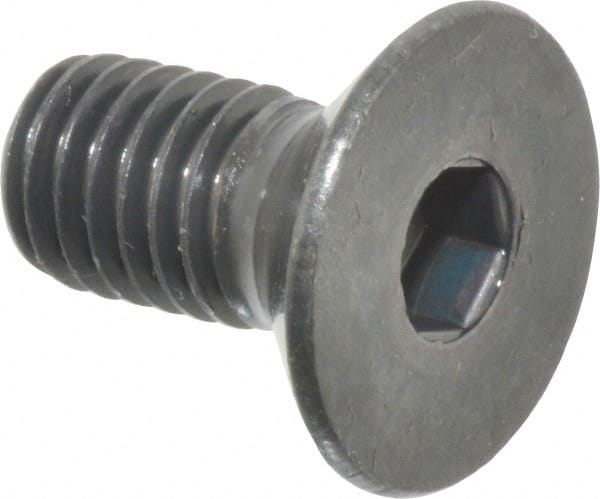 Flat Socket Cap Screw: M8x1.25, 12.9 Alloy Steel, Black Oxide Finish MPN:87124