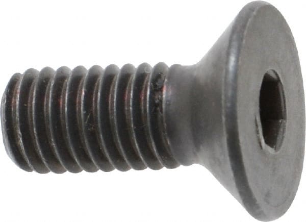 Flat Socket Cap Screw: M8x1.25, 12.9 Alloy Steel, Black Oxide Finish MPN:87128