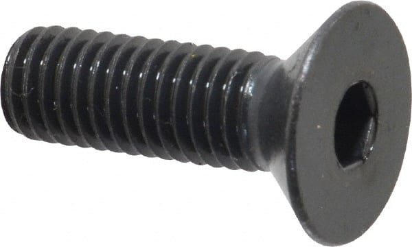 Flat Socket Cap Screw: M8x1.25, 12.9 Alloy Steel, Black Oxide Finish MPN:87132