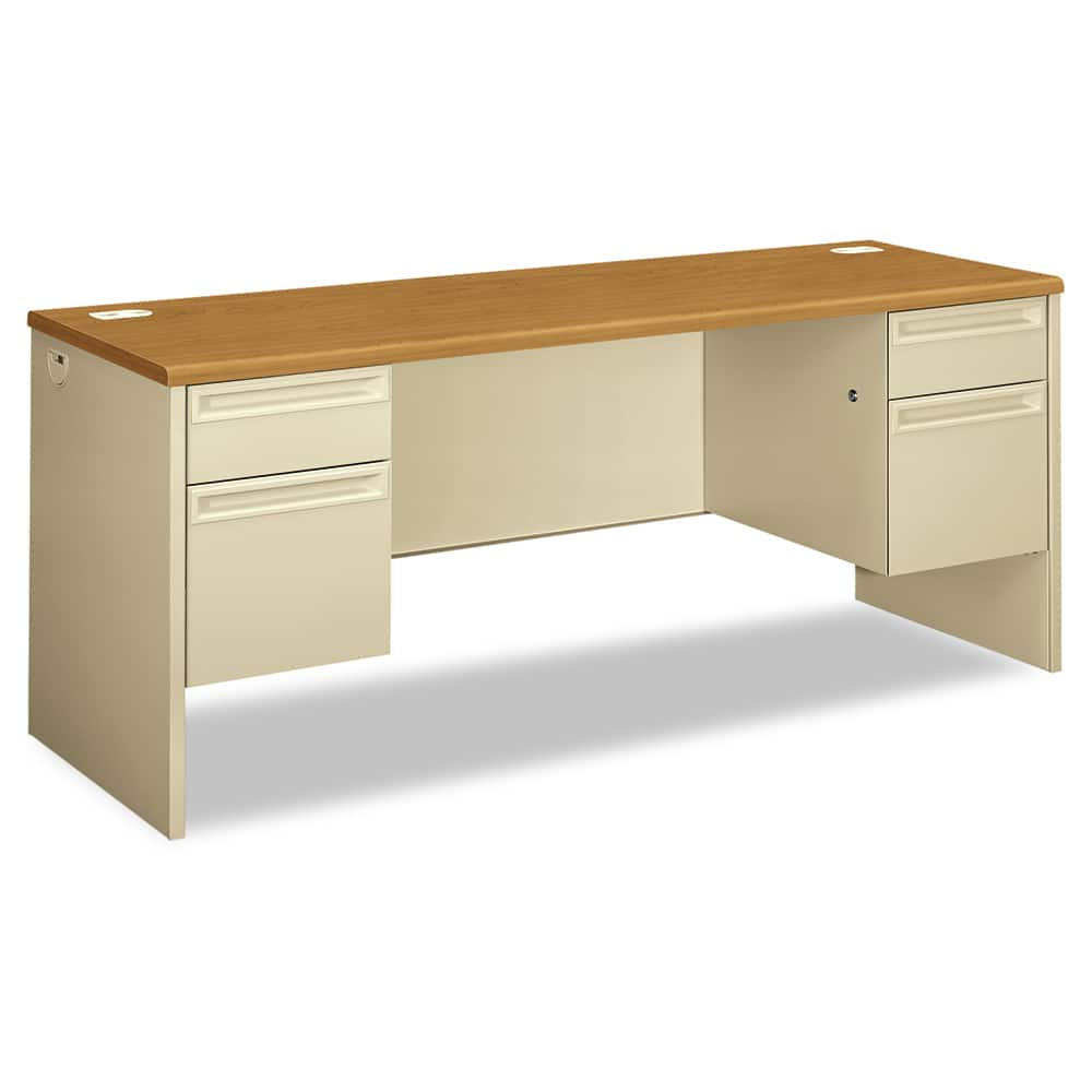 Credenzas, Type: Credenza, Number of Drawers: 4.000, Length (Inch): 72, Depth (Inch): 24, Color: Putty, Harvest MPN:HON38854CL