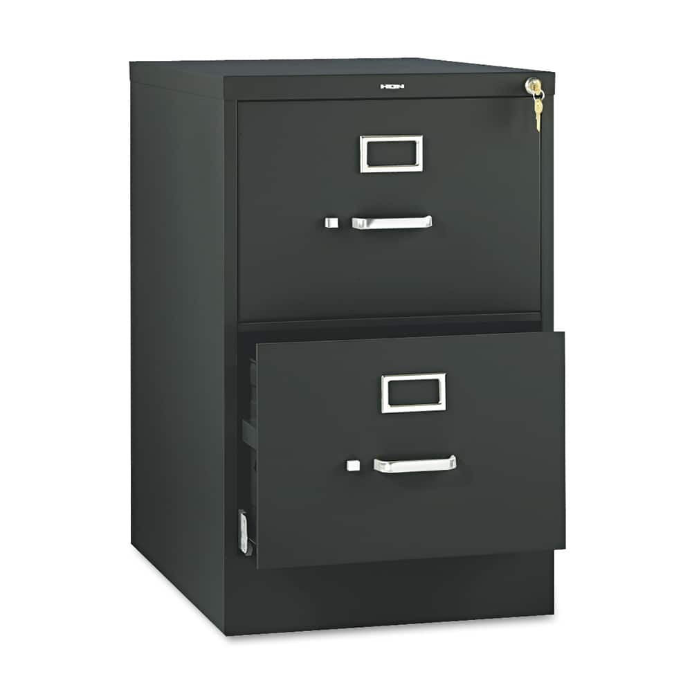 File Cabinet: 2 Drawers, Steel, Black MPN:HON512CPP