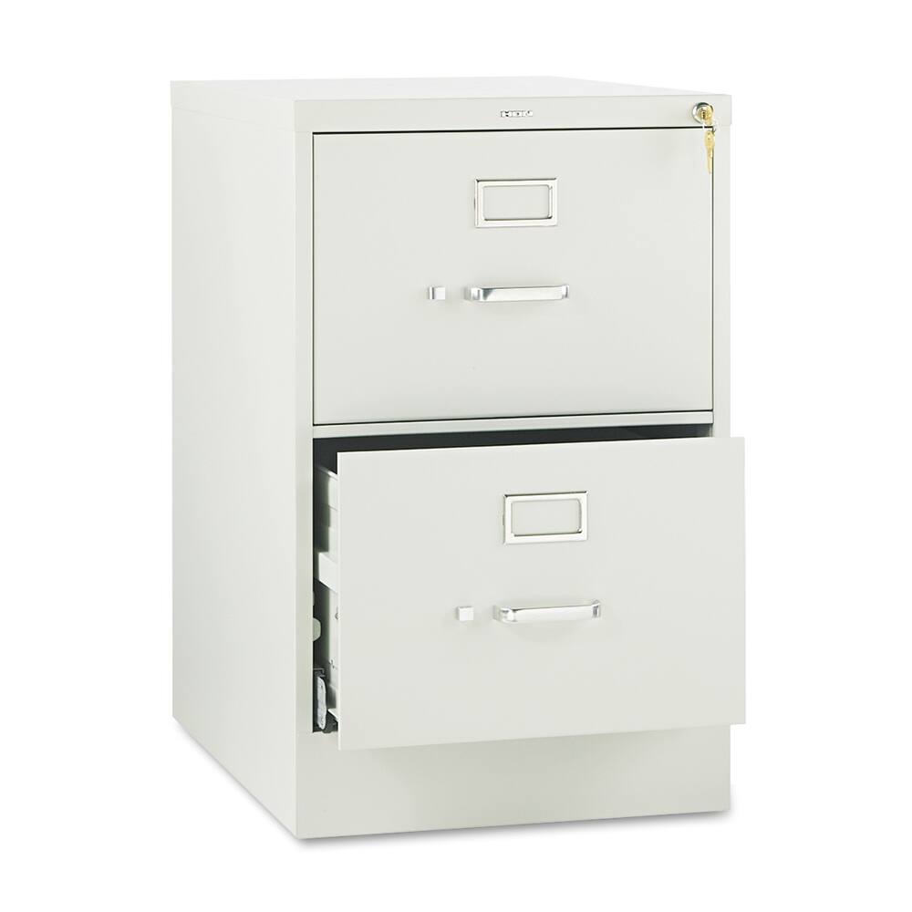 File Cabinet: 2 Drawers, Steel, Light Gray MPN:HON512CPQ