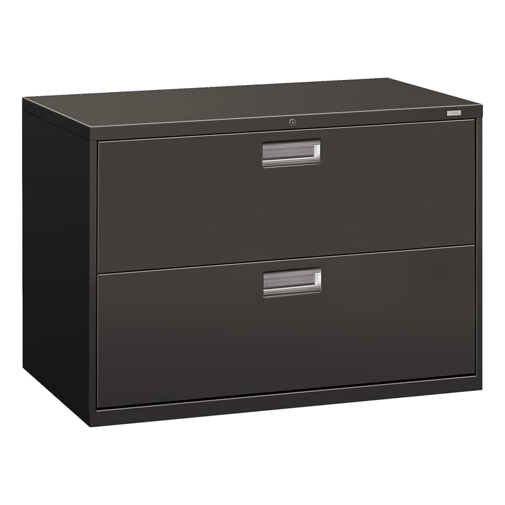 File Cabinet: 2 Drawers, Steel, Charcoal MPN:HON692LS