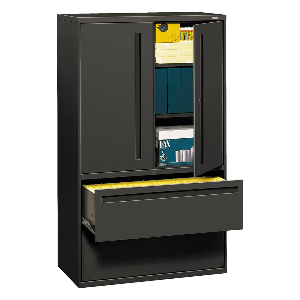 File Cabinet: 2 Drawers, Steel, Charcoal MPN:HON795LSS