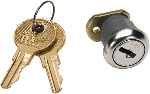 One Key Removable Lock & Verticle File Lock Kit: Chrome Finish MPN:HONF24