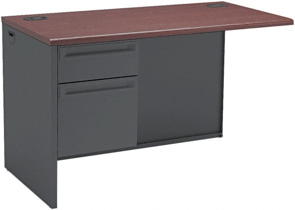 Office Cubicle Workstations & Worksurfaces, Cubicle Workstation Type: Left Workstation Return , Material: Metal , Overall Width: 48in , Overall Length: 24in  MPN:HON38216LNS