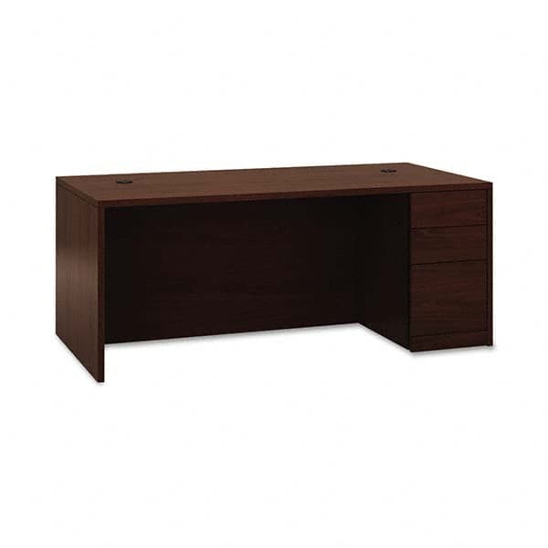 Desk: Woodgrain Laminate, Mahogany MPN:HON105895RNN