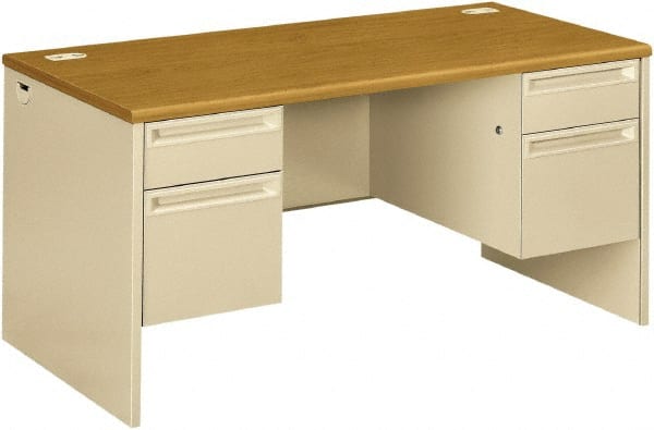 Desk: Steel-Reinforced High-Pressure Laminate, Harvest MPN:HON38155CL