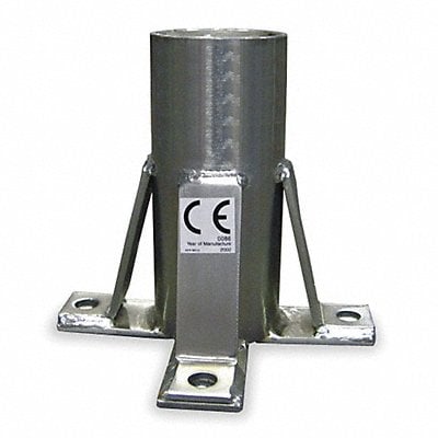 Floor Mount Sleeve Silver MPN:DH-7SS/