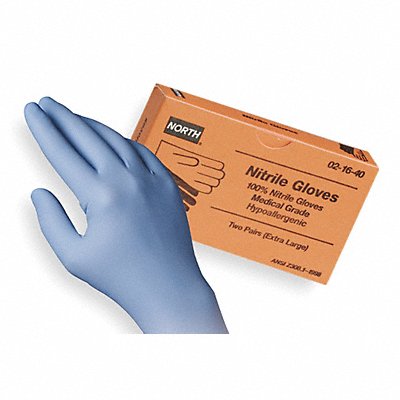 Disp. Gloves Nitrile One Size Blue PK2 MPN:021640