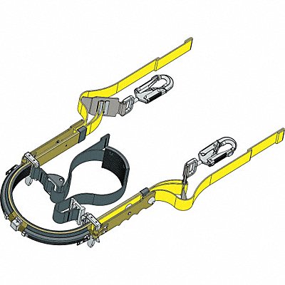 Pole Climbing Strap System Steel MPN:7700A-Z7/YL/GP-1