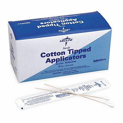 Cotton Tip Swab Sterile 6In. PK200 MPN:720375