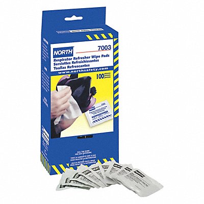 Respirator Wipes 5 in x 7 in PK100 MPN:7003