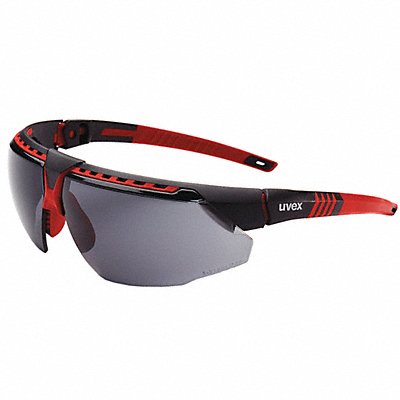 Safety Glasses Gray Lens Red Frame MPN:S2861HS