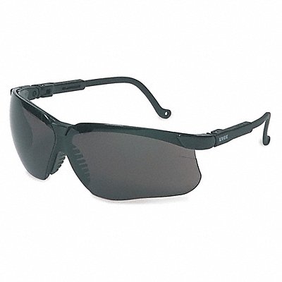 Safety Glasses Dark Gray Lens Wraparound MPN:S3212HS