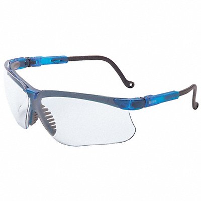 Safety Glasses Blue Frame Wraparound MPN:S3240HS