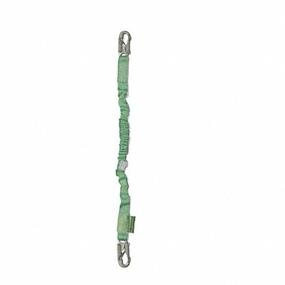 Shock-Absorbing Lanyard Green MPN:216M-Z7/4FTGN