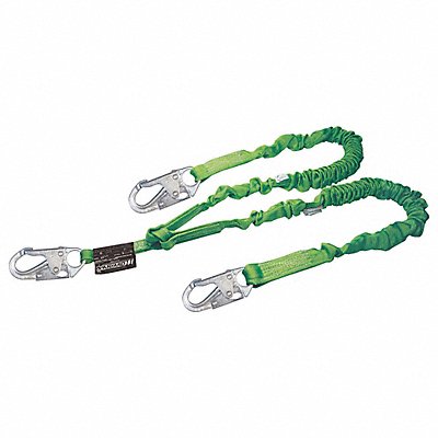 Shock-Absorbing Lanyard Green MPN:232M-Z7/6FTGN