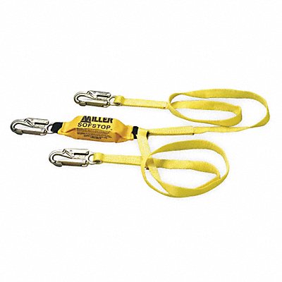 Shock-Absorbing Lanyard Yellow MPN:8798-Z7/6FTYL