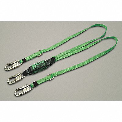 Shock-Absorbing Lanyard Green MPN:8878T-Z7/6FTGN